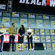 The cast of Black Widow in Hall H.